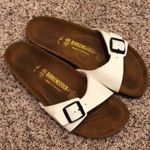 Birkenstock White Single Strap
